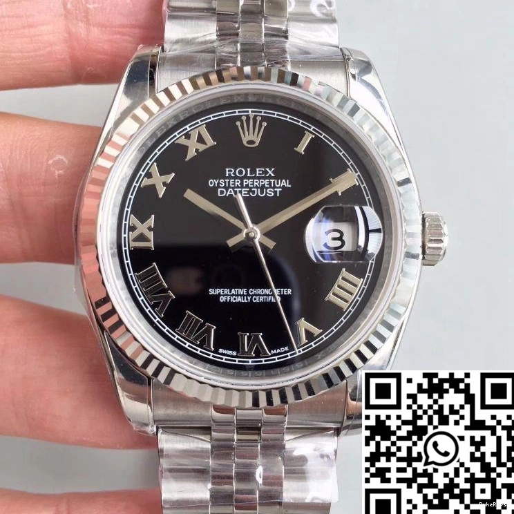 Datejust Dial Rolex 41MM EW 116334 Black Factory 0730